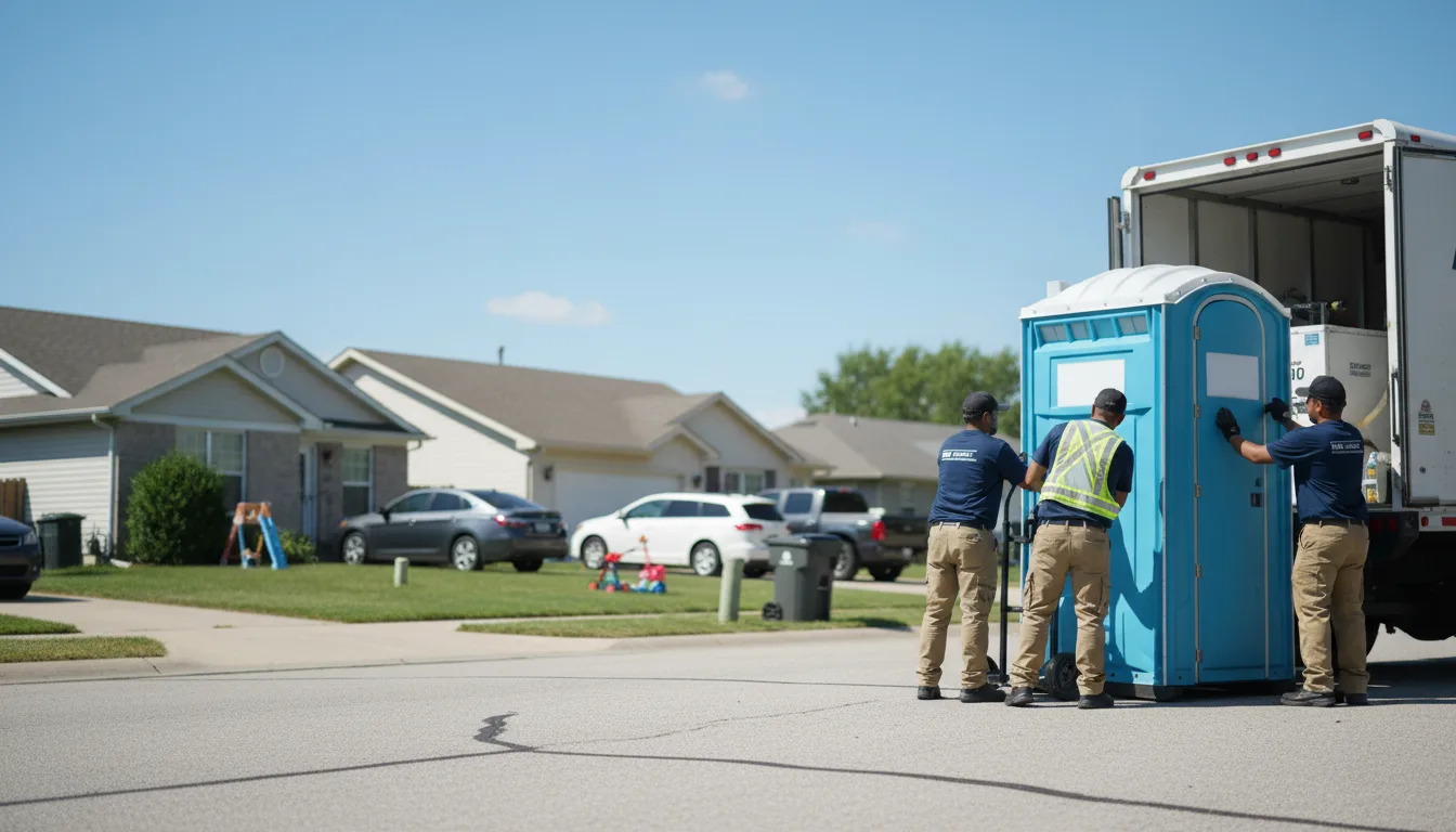 Standard Porta Potty Rentals in Colchester, IL near me